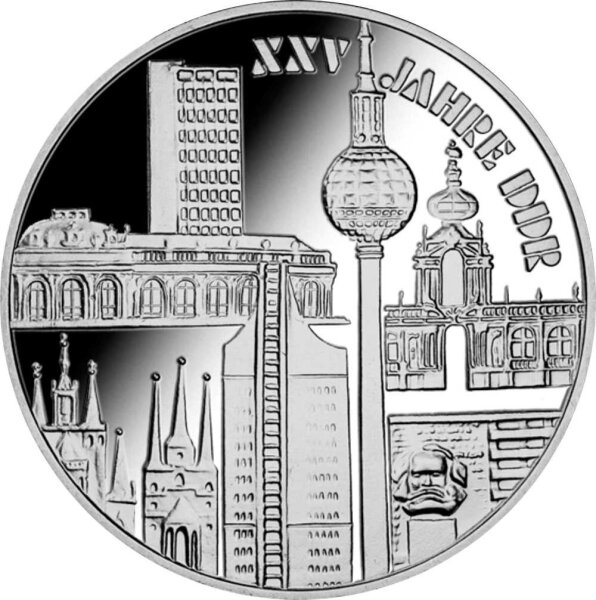 DDR 10 Mark 1974 25 Jahre DDR
