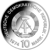 DDR 10 Mark 1974 25 Jahre DDR