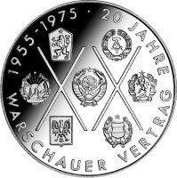 DDR 10 Mark 1975 Warschauer Vertrag