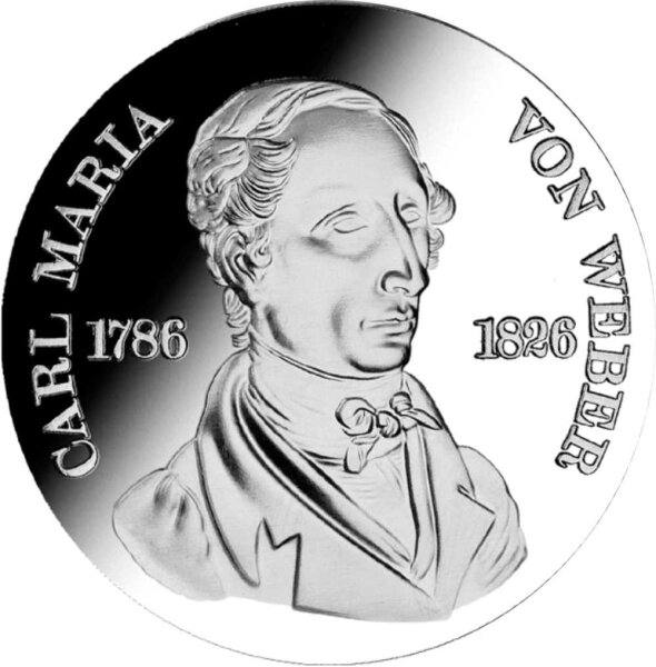 DDR 10 Mark 1976 Carl Maria von Weber