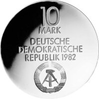 DDR 10 Mark 1982 Neues Gewandhaus Leipzig
