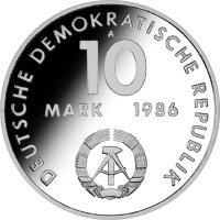 DDR 10 Mark 1986 Ernst Thälmann