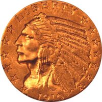 USA 5 Dollar Indian Head Gold