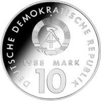 DDR 10 Mark 1988 Deutscher Sportbund