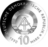 DDR 10 Mark 1990 Johann Gottlieb Fichte