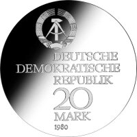 DDR 20 Mark 1980 Ernst Abbe