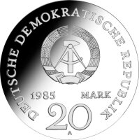 DDR 20 Mark 1985 Ernst Moritz Arndt