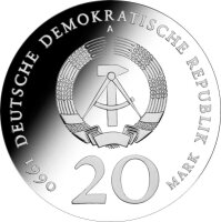 DDR 20 Mark 1990 Andreas Schlüter