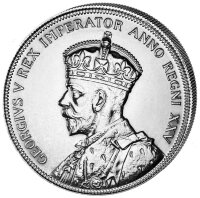 Kanada 1 Dollar 1936 Kanu - Georg V - Silber