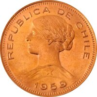 Chile 100 Pesos Liberty Gold