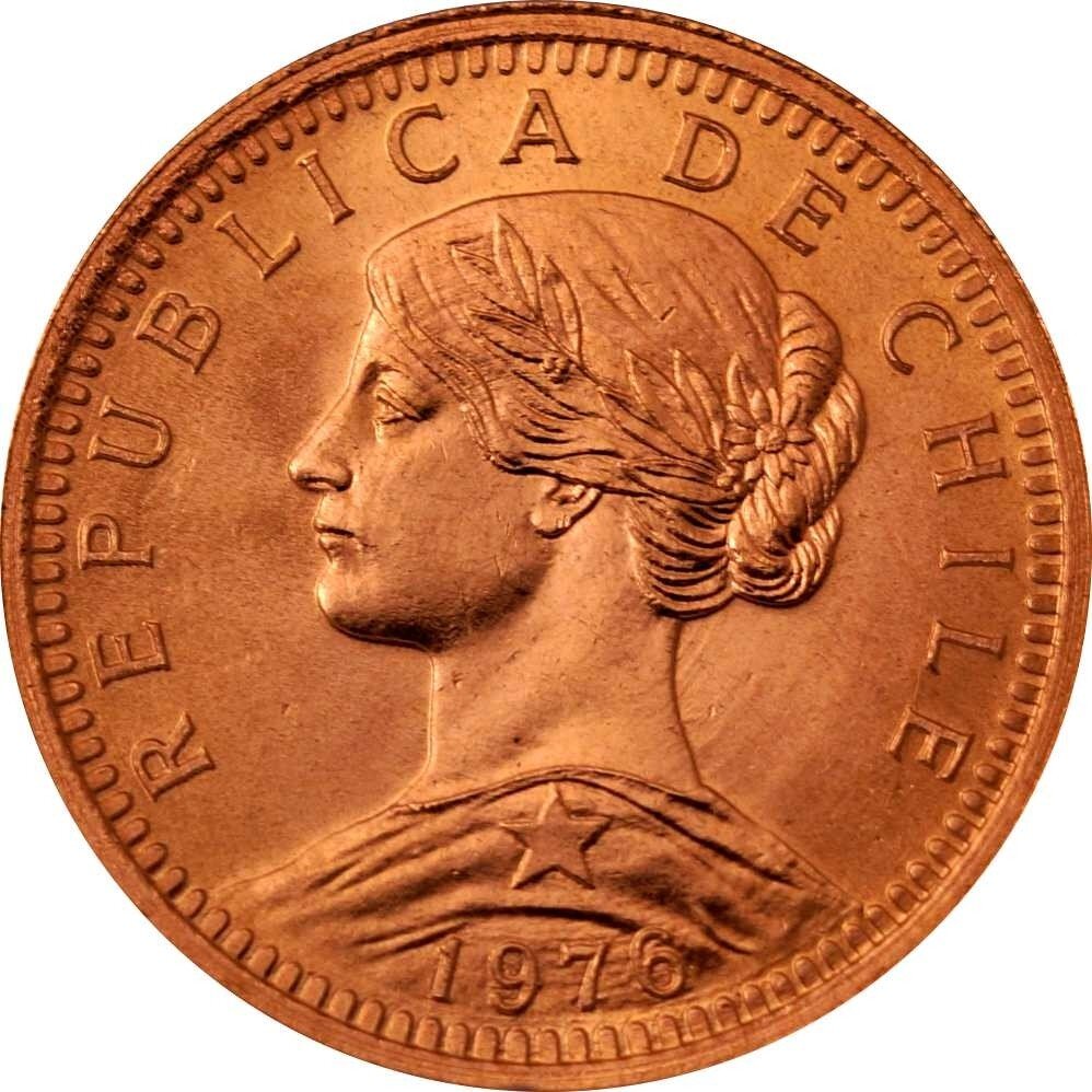 Chile 20 Pesos Liberty Gold