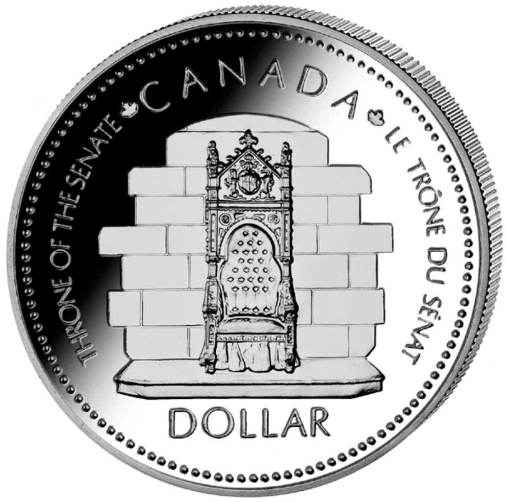 Kanada 1 Dollar 1977 Thronbesteigung - Silber