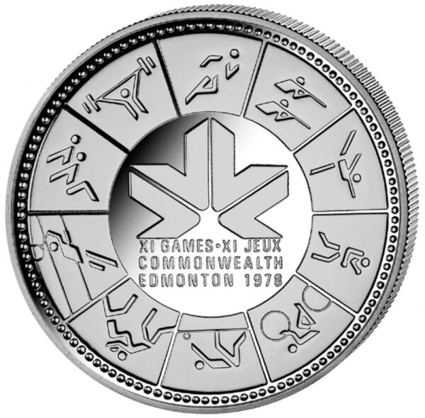 Kanada 1 Dollar 1978 Commonwealth - Silber