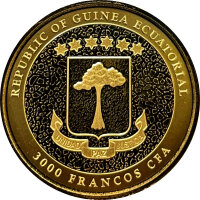 Äquatorialguinea Giraffe 2021 1 oz Gold