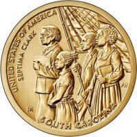 USA 1 Dollar 2020 South Carolina Septima Clark -...
