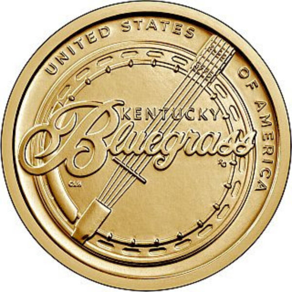 USA 1 Dollar 2022 Kentucky Bluegrass - Kupfer-Nickel