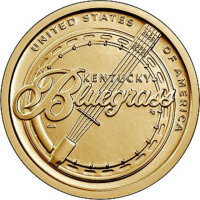 USA 1 Dollar 2022 Kentucky Bluegrass - Kupfer-Nickel
