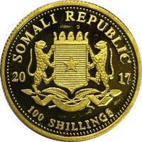 Somalia Elefant 2017 1/10 oz Gold