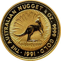 Australien Känguru 1991 1/2 oz Gold
