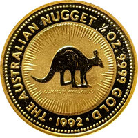Australien Känguru 1992 1/2 oz Gold