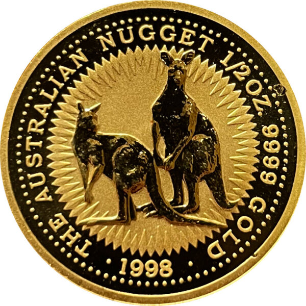 Australien Känguru 1998 1/2 oz Gold