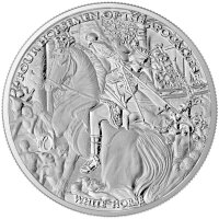Round Karpaten 2023 White Horse of Conquest 1 oz Silber