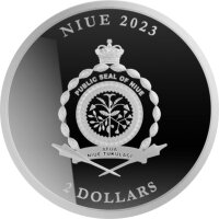 Niue Icon 4. Ausgabe Queen Elisabeth II. 2023 - 1 oz Silber