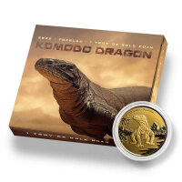 Tokelau Komodo Dragon 1. Ausgabe - Komodowaran 2022 1 oz Gold