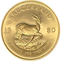 Südafrika Krügerrand 1980 1 oz Gold - Polierte...