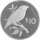 Fiji 10 Dollars 1978 Papageienfink - Silber PP