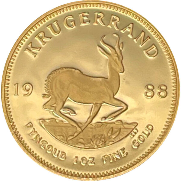 Südafrika Krügerrand 1988 1 oz Gold - Polierte Platte