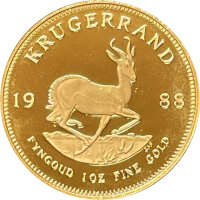 Südafrika Krügerrand 1988 1 oz Gold - Polierte Platte