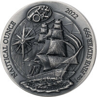 Ruanda Nautical 2022 USS Constitution 1 oz Silber | High...