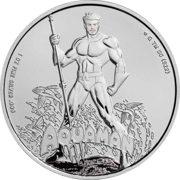 Samoa DC Comics 2. Ausgabe Aquaman 2023 1 oz Silber