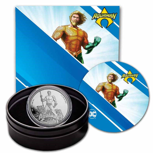 Samoa DC Comics 2. Ausgabe Aquaman 2023 1 oz Silber PP
