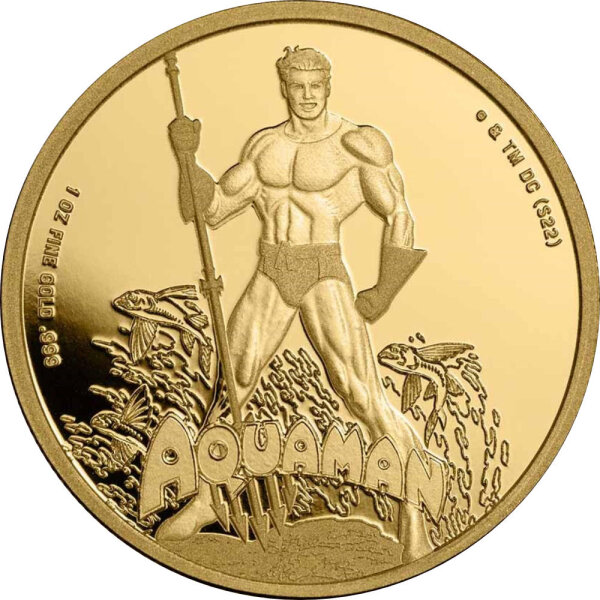 Samoa DC Comics 2. Ausgabe Aquaman 2023 1 oz Gold