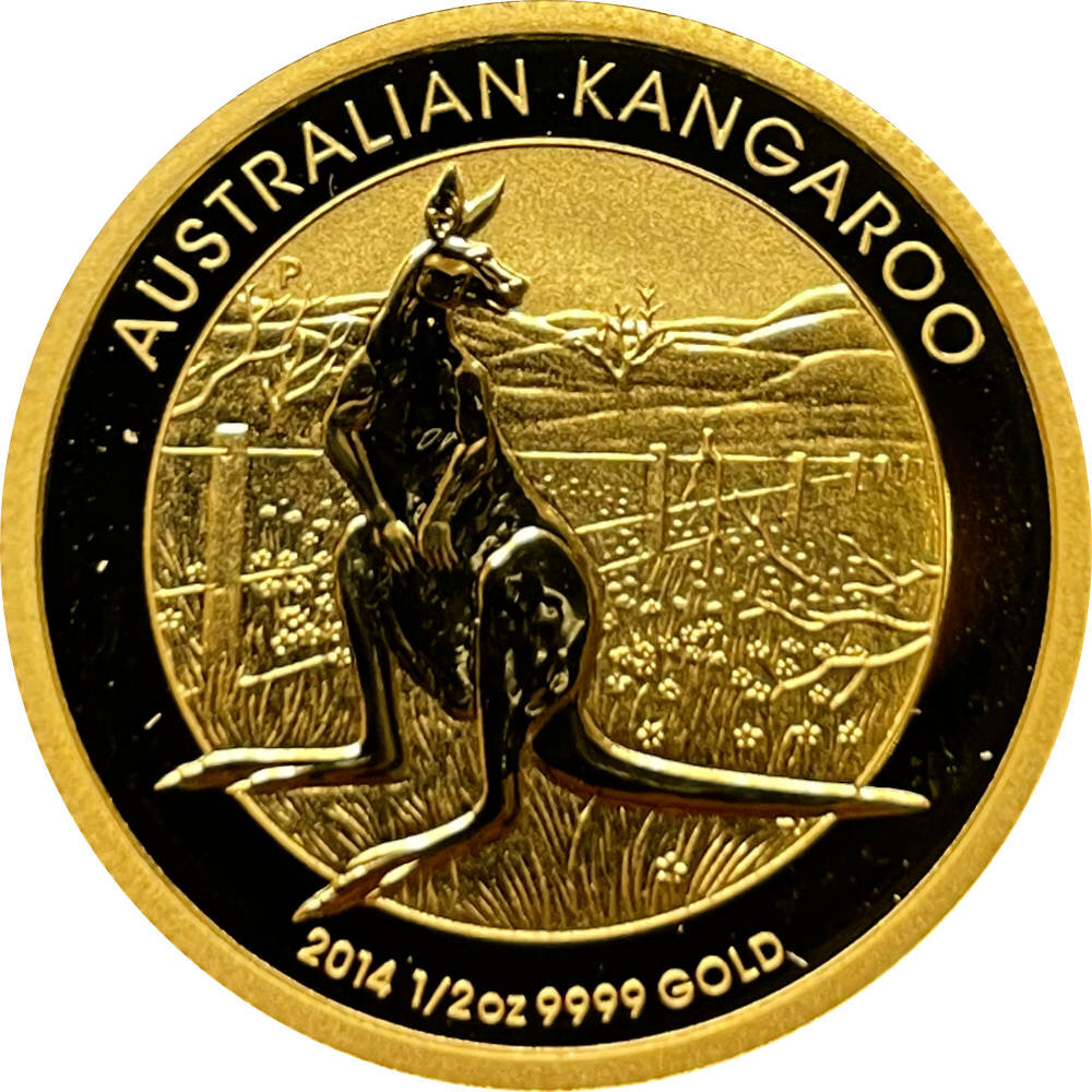 Australien Känguru 2014 1/2 oz Gold