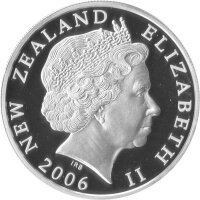 Neuseeland 1 Dollar 2006 XVIII. Fußball WM 2006 in...
