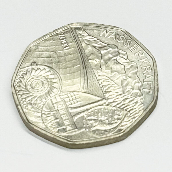 Österreich 5 Euro 2003 Wasserkraft - Silber