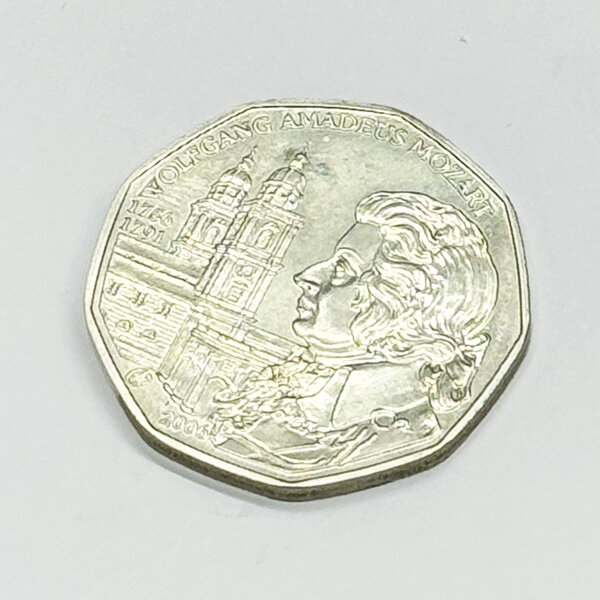 Österreich 5 Euro 2006 250. Geburtstag von W. A. Mozart - Silber