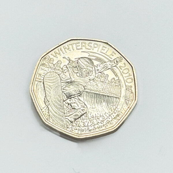 Österreich 5 Euro 2010 - XXI. Olympische Winterspiele 2010 in Vancouver "Snowboard" - Silber