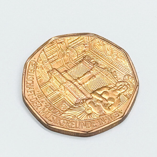 Österreich 5 Euro 2012 Gesellschaft der Musikfreunde - Kupfer