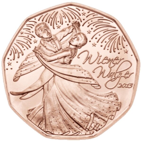 Österreich 5 Euro 2013 Wiener Walzer - Kupfer