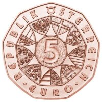 Österreich 5 Euro 2015 Bundesheer - Schutz und Hilfe - Kupfer