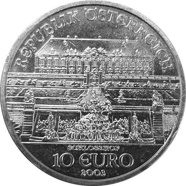 Österreich 10 Euro 2003 Schloss Hof