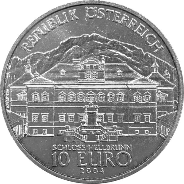Österreich 10 Euro 2004 Schloss Hellbrunn - Silber