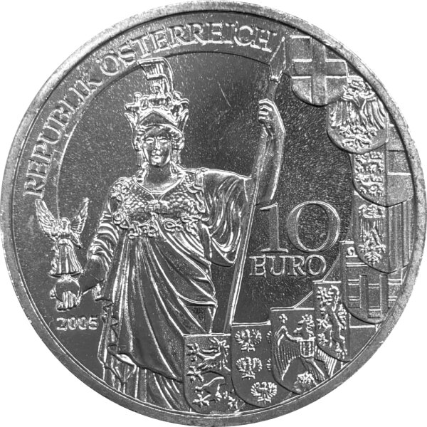 Österreich 10 Euro 2005 60 Jahre Zweite Republik - Silber
