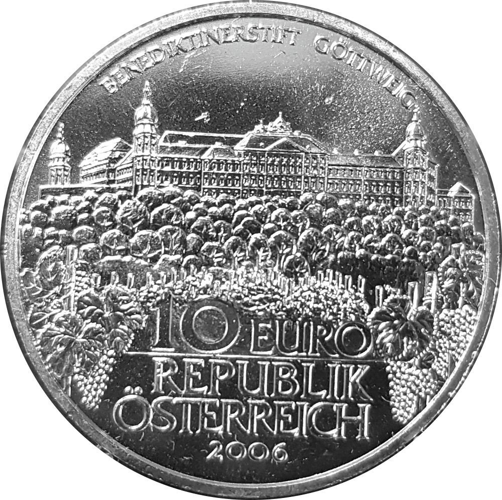 Österreich 10 Euro 2006 Stift Göttweig