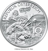 Österreich 10 Euro 2011 Der liebe Augustin