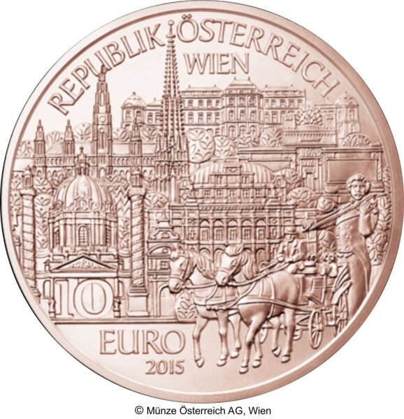 Österreich 10 Euro 2015 Wien